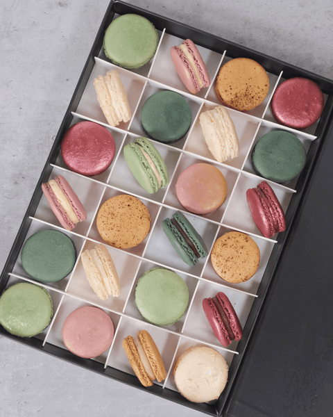 Great Taste Winners Macaron Gift Box - 24 Macarons - Mademoiselle Macaron - Made Scotland