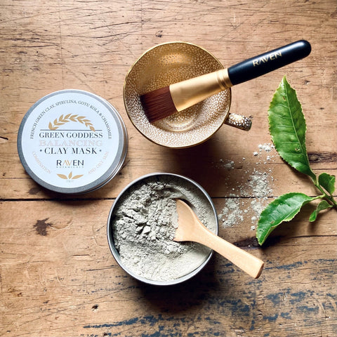 Green Goddess Balancing Mask - Yes please - Raven Botanicals - Made Scotland