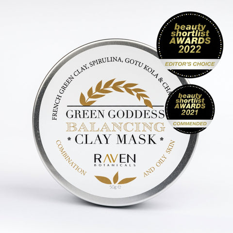 Green Goddess Balancing Mask - Yes please - Raven Botanicals - Made Scotland