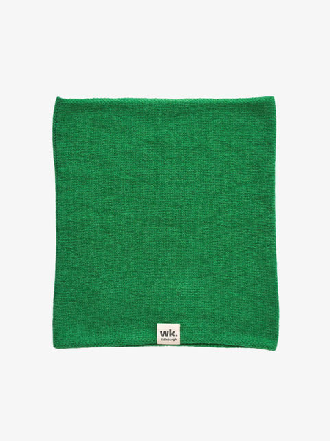 green merino wool snood - woolkind