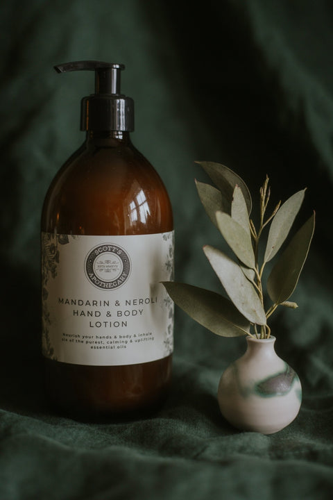 Hand and Body Lotion - Blood Orange Rosemary & Thyme - Scott's Apothecary - Made Scotland