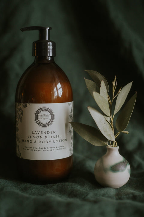 Hand and Body Lotion - Blood Orange Rosemary & Thyme - Scott's Apothecary - Made Scotland