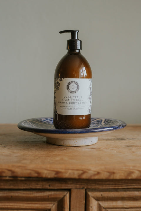 Hand and Body Lotion - Eucalyptus & Lemon Balm - Scott's Apothecary - Made Scotland