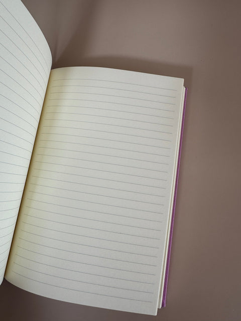 Hand-bound A5 Notebook, handcrafted in Scotland - Turquoise & Marigold Yellow – Ruled - Sisu Stationery - Made Scotland