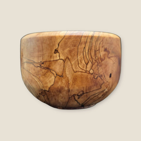 Handcrafted Spalted Beech Bowl - Goose in the Wood - Made Scotland