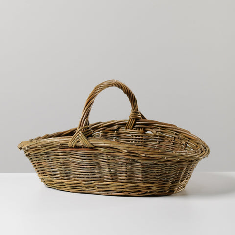 Handmade Scottish Willow Harvest Basket - SWW Label - Anna Liebmann - Made Scotland