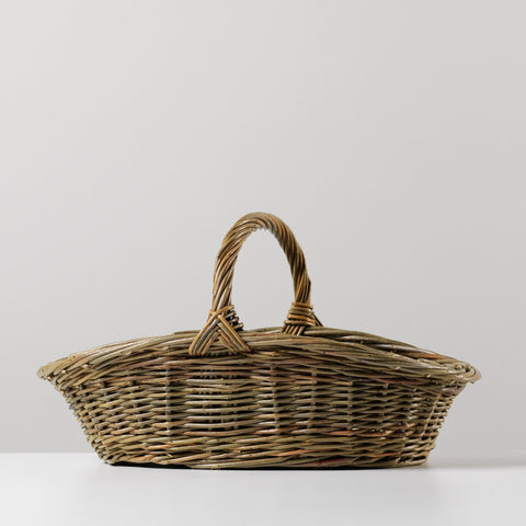 Handmade Scottish Willow Harvest Basket - SWW Label - Anna Liebmann - Made Scotland