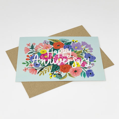 Happy Anniversary Card - Lomond Paper Co - Made Scotland