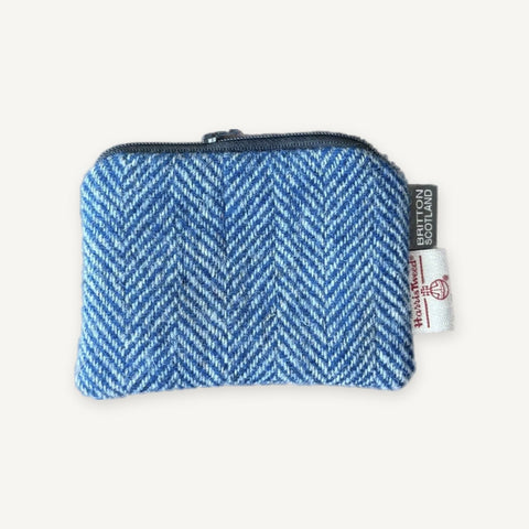 Harris Tweed® Card Purse - Kingfisher - Amy Britton Harris Tweed® Accessories - Made Scotland