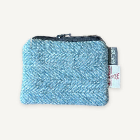 Harris Tweed® Card Purse - Teal - Amy Britton Harris Tweed® Accessories - Made Scotland