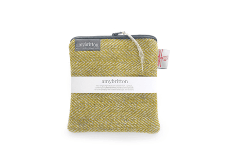 Harris Tweed® Large Purse - Lichen - Amy Britton Harris Tweed® Accessories - Made Scotland