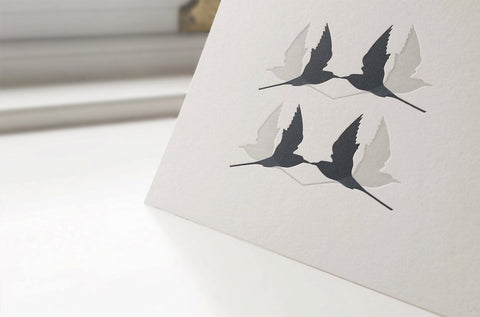 Letterpress Notecards - Arctic Terns