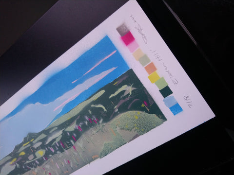 Original Scottish Art 'Eildon Hills'