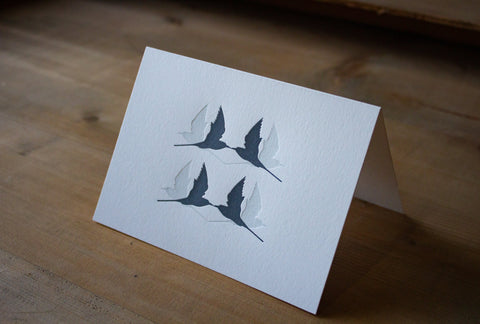 Letterpress Notecards - Arctic Terns