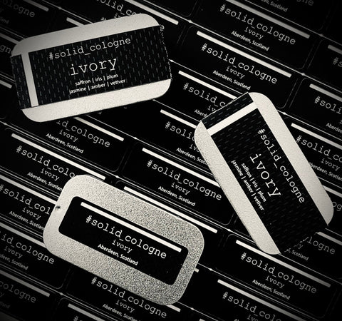 Ivory | Solid Cologne - The Solid Cologne Project - Made Scotland