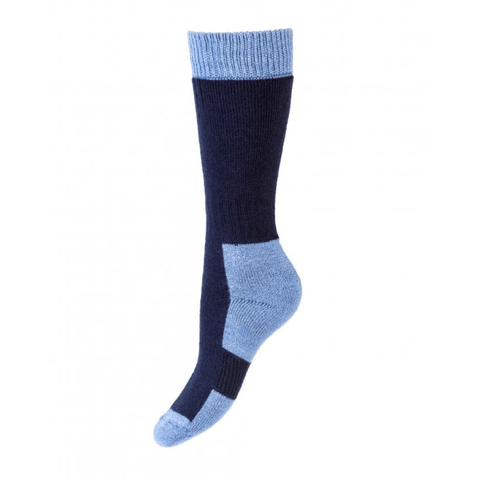 Ladies Glen Walking Socks - Navy - House of Cheviot - Made Scotland