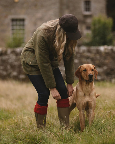 Lady Glenmore Welly Sock in Chestnut