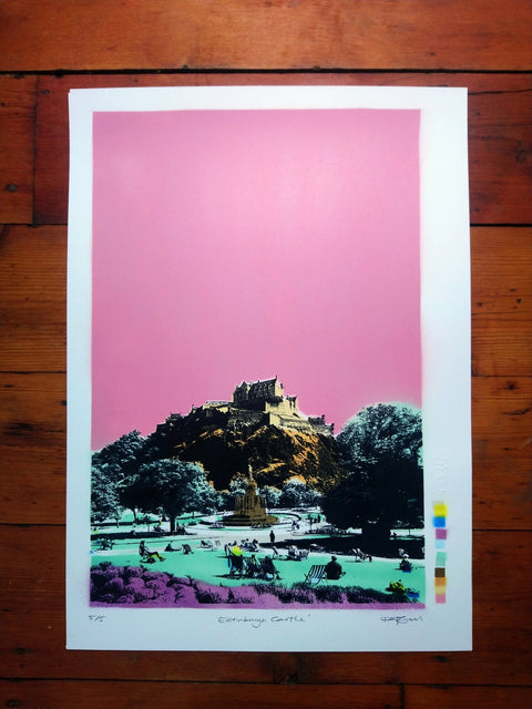 Large Edinburgh Castle - Bell's Galleries - Made Scotland