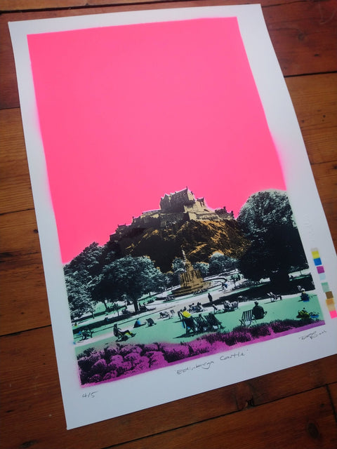 Large Edinburgh Castle - Bell's Galleries - Made Scotland