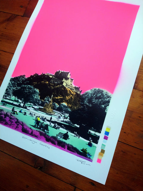 Large Edinburgh Castle - Bell's Galleries - Made Scotland