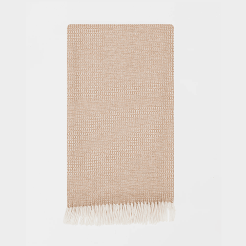 Large Wool Blanket in Vicuna - Made Scotland - Made Scotland