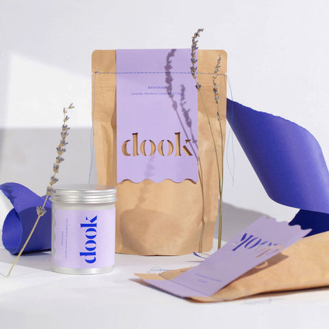 Lavender, Mandarin, Coriander & Cedar Bath Salts - 400g - DOOK | SALT SOAP - Made Scotland