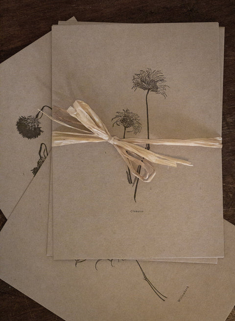 Letterpress Botanical Print Collection - The Hunter Press - Made Scotland