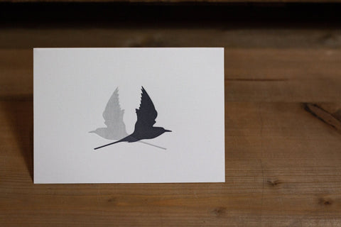 Letterpress Notecards - Arctic Terns - The Hunter Press - Made Scotland