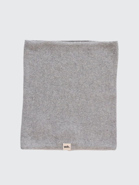 grey merino wool snood - woolkind