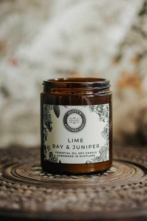 Lime, Bay & Juniper - 180ml - Scott's Apothecary - Made Scotland