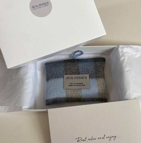 Luxury Cashmere Lavender Bag - Ava Innes - Made Scotland