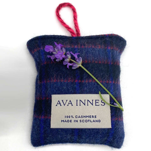 Luxury Cashmere Lavender Bag - Ava Innes - Made Scotland