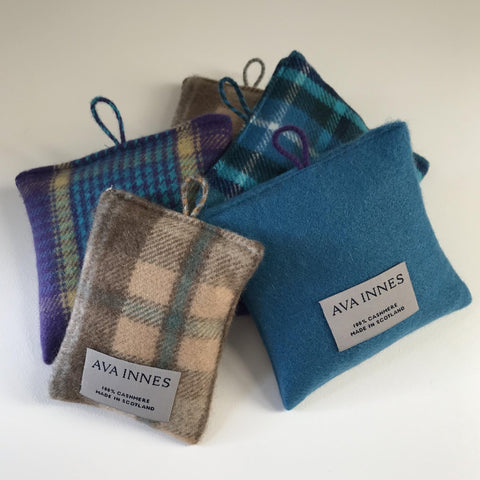 Luxury Cashmere Lavender Bag - Ava Innes - Made Scotland