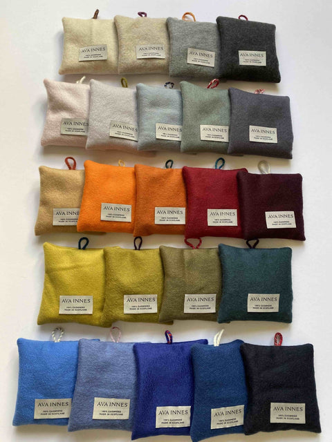 Luxury Cashmere Lavender Bag - Ava Innes - Made Scotland