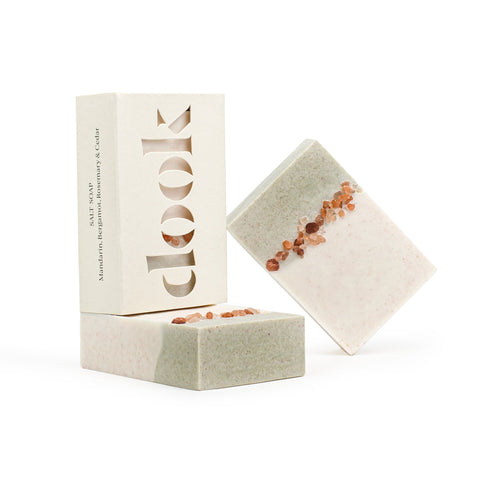 Mandarin, Bergamot, Rosemary & Cedar Salt Soap - 120g - DOOK | SALT SOAP - Made Scotland