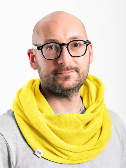 Merino Wool Infinity Scarf - Field Green - Woolkind - Made Scotland