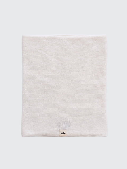 Merino Wool Neck Warmer - Cloud White - Woolkind - Made Scotland