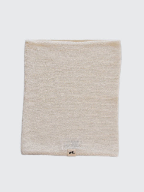 Merino Wool Neck Warmer - Double Cream - Woolkind - Made Scotland