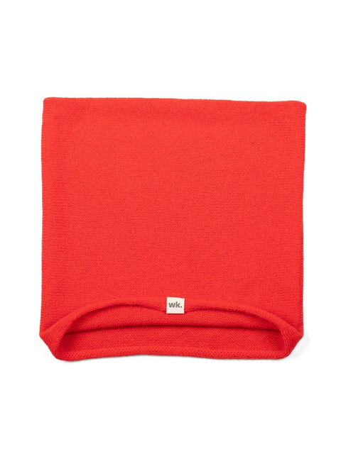 Merino Wool Neck Warmer - Fire Red - Woolkind - Made Scotland