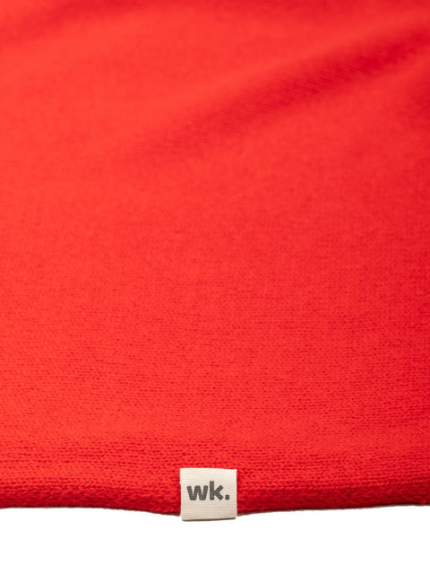 Merino Wool Neck Warmer - Fire Red - Woolkind - Made Scotland