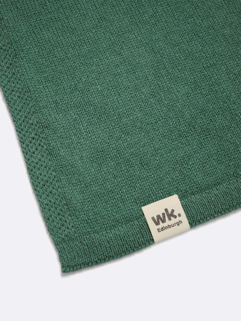 Merino Wool Neck Warmer - Forest Green (limited edition) - Woolkind - Made Scotland