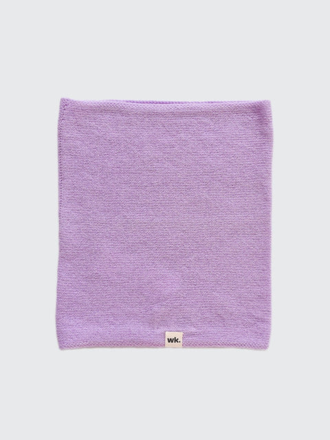 Merino Wool Neck Warmer - Heather Lilac - Woolkind - Made Scotland