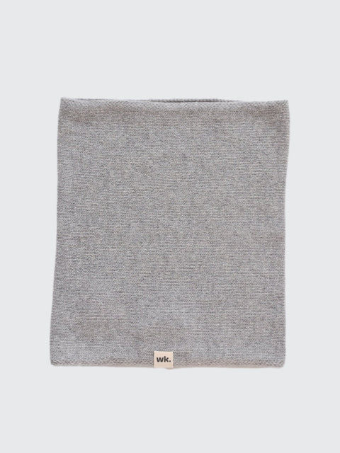 Merino Wool Neck Warmer - Mist Grey - Woolkind - Made Scotland