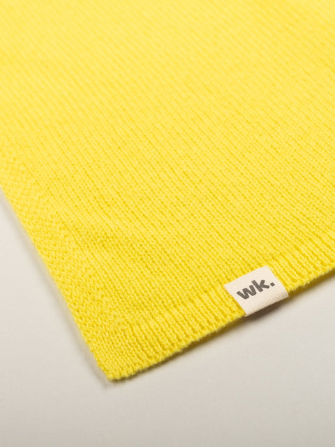 Merino Wool Wrap - Sunshine Yellow - Woolkind - Made Scotland