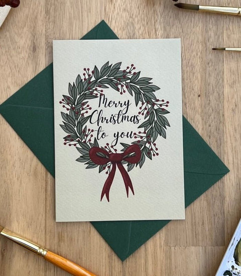 'Merry Christmas to You' | Single Card - Made Scotland - Made Scotland