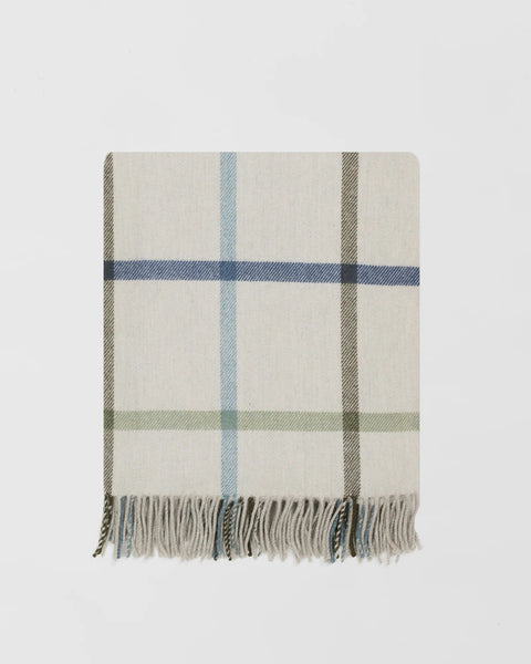 Milton Woollen Blanket, Glade - Made Scotland - Made Scotland