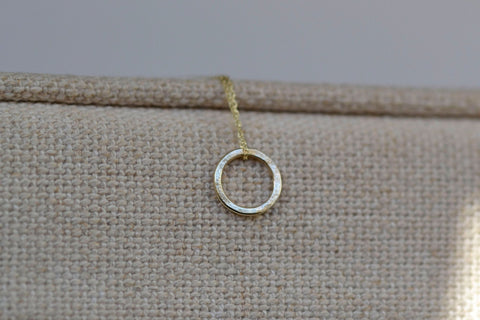 Mini Circle Necklace - 40cm - Darte Jewellery - Made Scotland