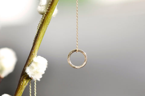 Mini Circle Necklace - 40cm - Darte Jewellery - Made Scotland