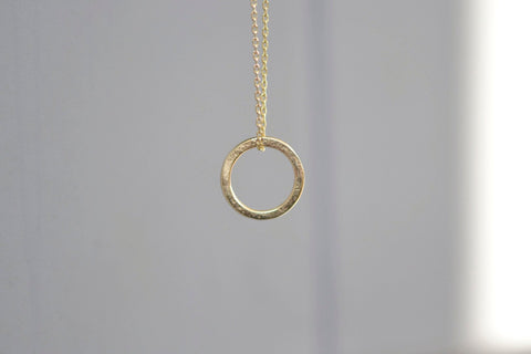 Mini Circle Necklace - 40cm - Darte Jewellery - Made Scotland