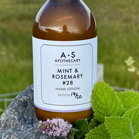 Mint & Rosemary Hand Lotion - A.S Apothecary - Made Scotland